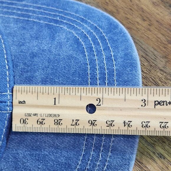 DK Caps Blue and Cream Alabama Baseball Cap One Size Alabama Trucker Hat - Picture 8 of 8